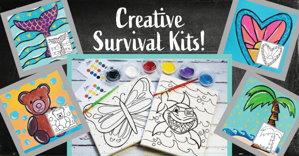 Creative survival kits for kids.