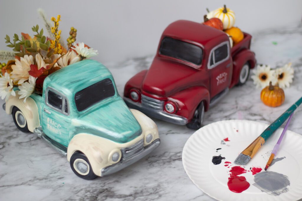 Vintage Ceramic Truck Paint Kit Rainbow Factory