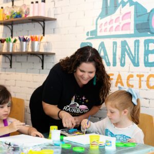Rainbow Factory in San Diego, California is a versatile party venue that offers an array of services such as classes and camps. Our experienced team of face painters adds an extra touch of excitement to any event