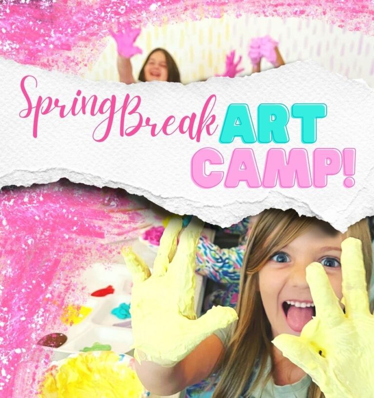 Spring break art camp.